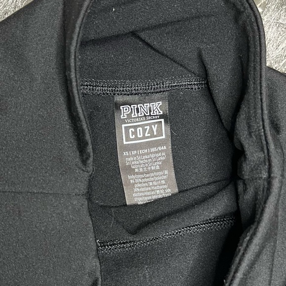 PINK Victoria’s Secret Cozy Black Leggings - Picture 3 of 4